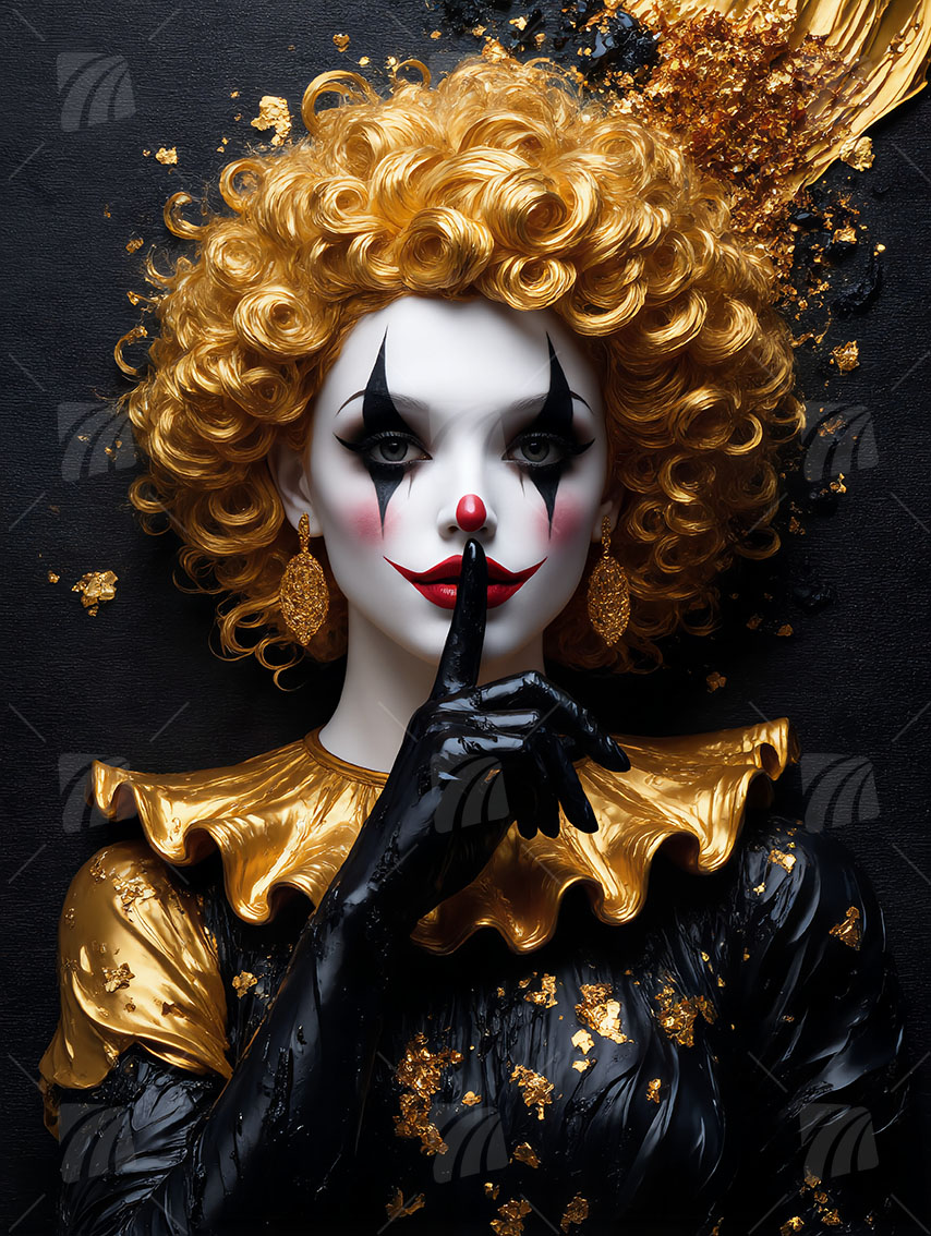 Gilded Harlequins