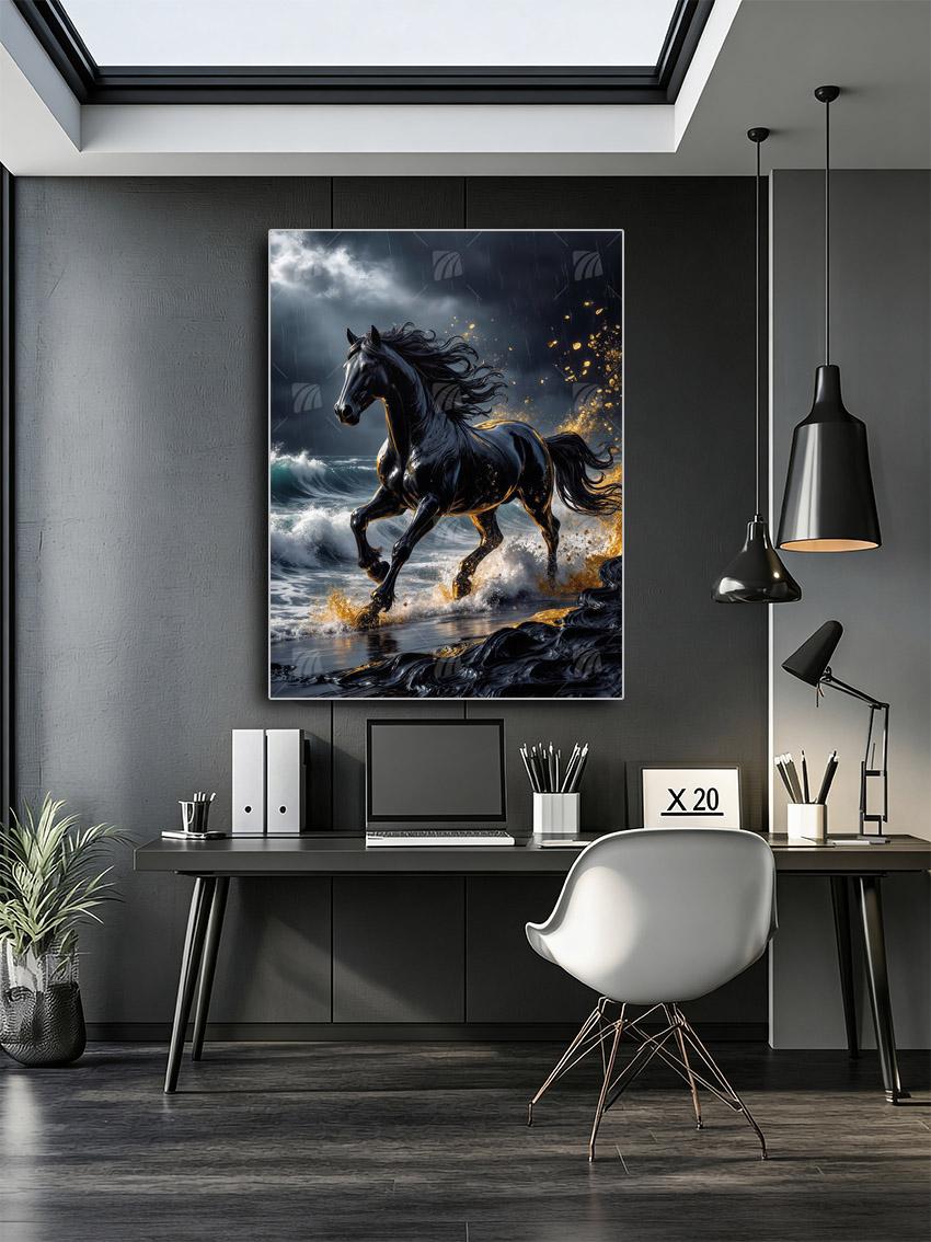 Storm Chaser Tiere Wandbild – Detailansicht