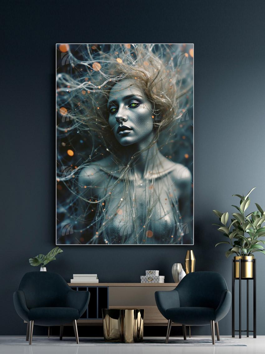 Mystic Glow Mythisch Wandbild – Detailansicht