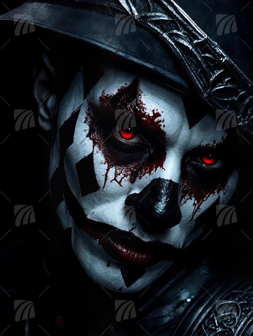 Red-Eyed Harlequin Gilded Harlequins Wandbild auf Aluminium Dibond Spanntuch