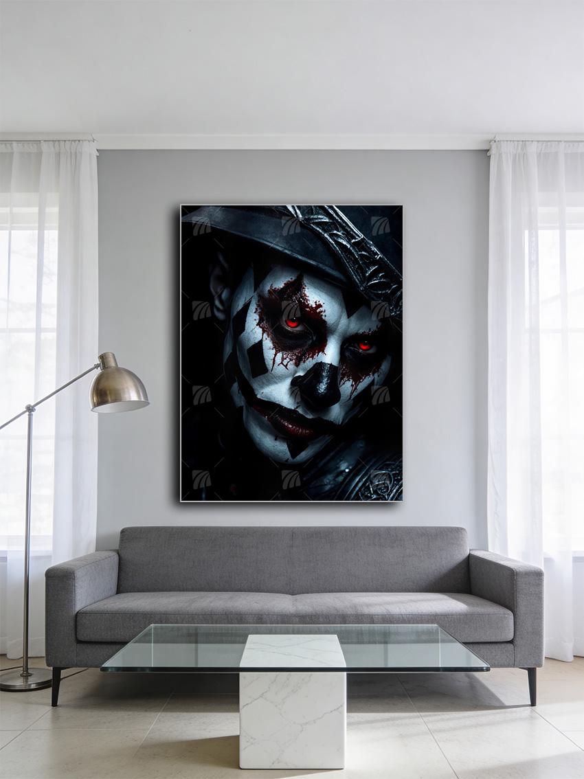 Red-Eyed Harlequin Gilded Harlequins Wandbild – Detailansicht