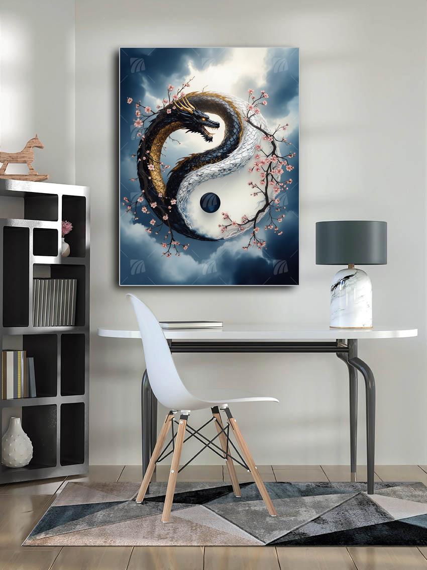 Eternal Harmony Mythisch Wandbild – Detailansicht